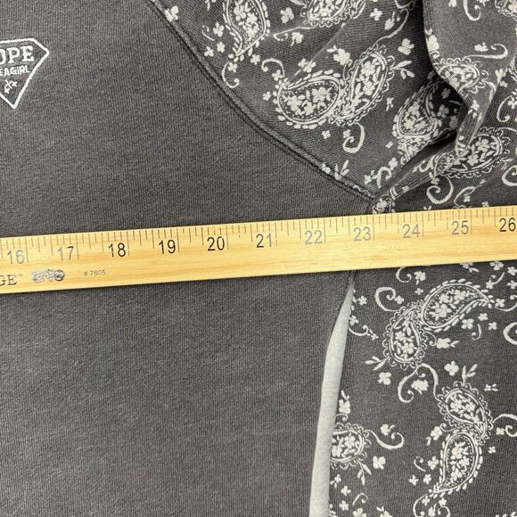 Hooey Gray Paisley Hoodie - Picture 6 of 9